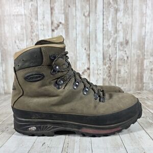 Lowa Baffin WXL Mens 10.5 Brown Leather Hiking Boots Vibram Made in Germany